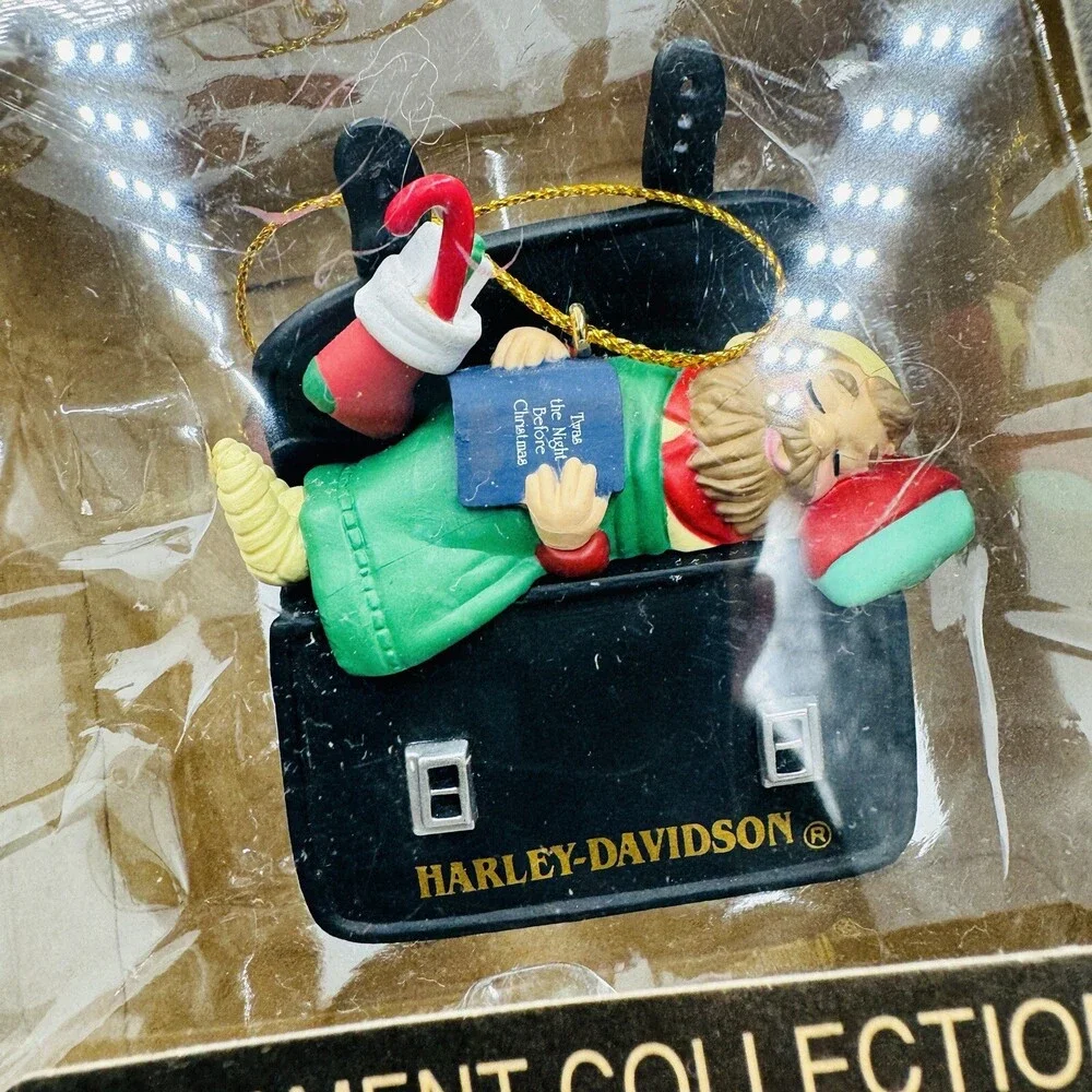 Harley Davidson North Pole Series Motorcycle Ornaments Christmas Elves